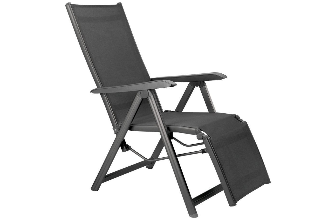 KETTLER BasicPlus Relaxsessel, anthrazit/anthrazit, Alu/Textilene, 90 x 61 x 44 cm, 0301216-7000 10706_2__1