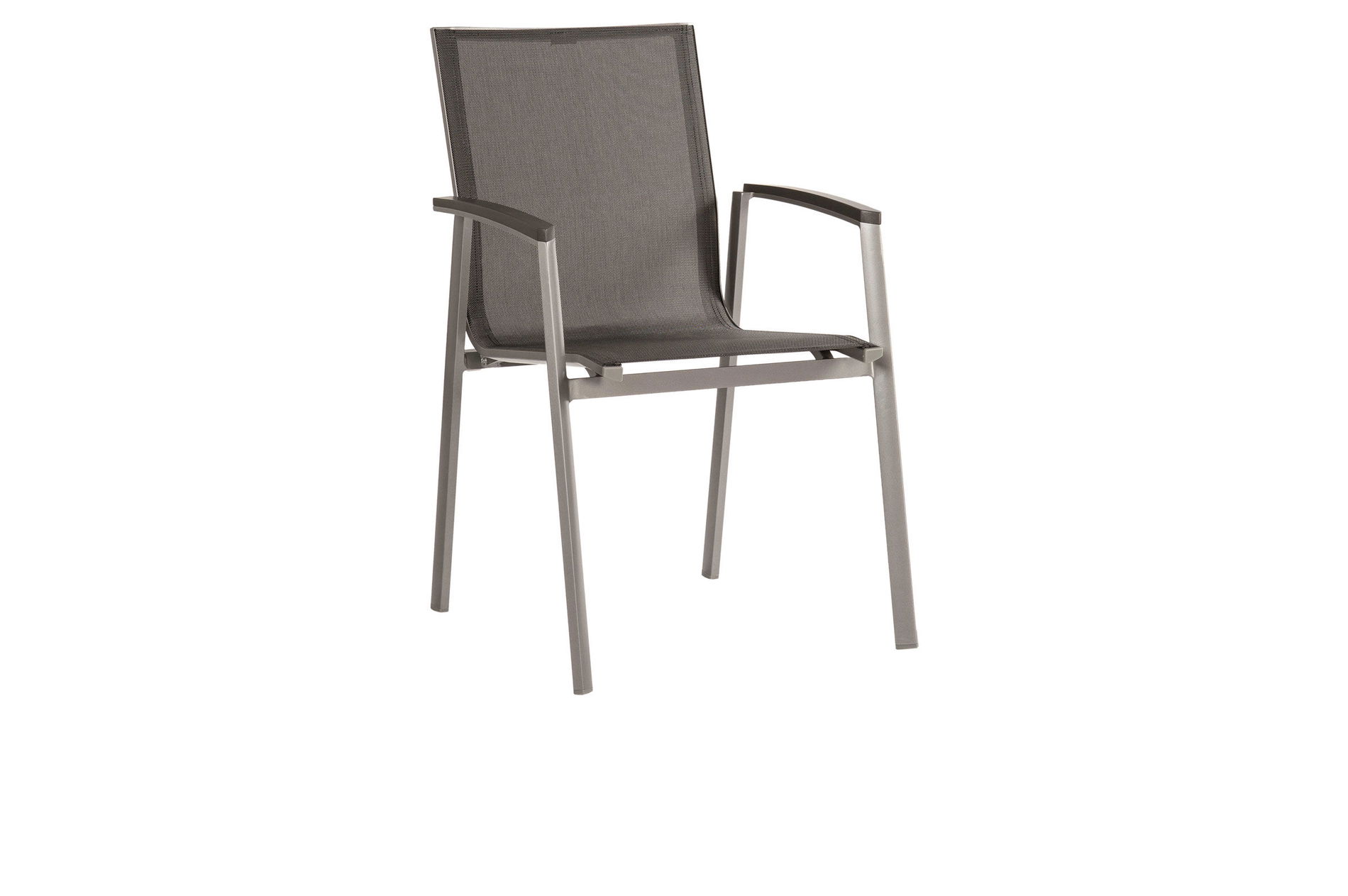 STERN New Top Stapelsessel, graphit/silbergrau, Aluminium/Textil, 65x57x89 cm, pulverbeschichtet, stapelbar 21913__1