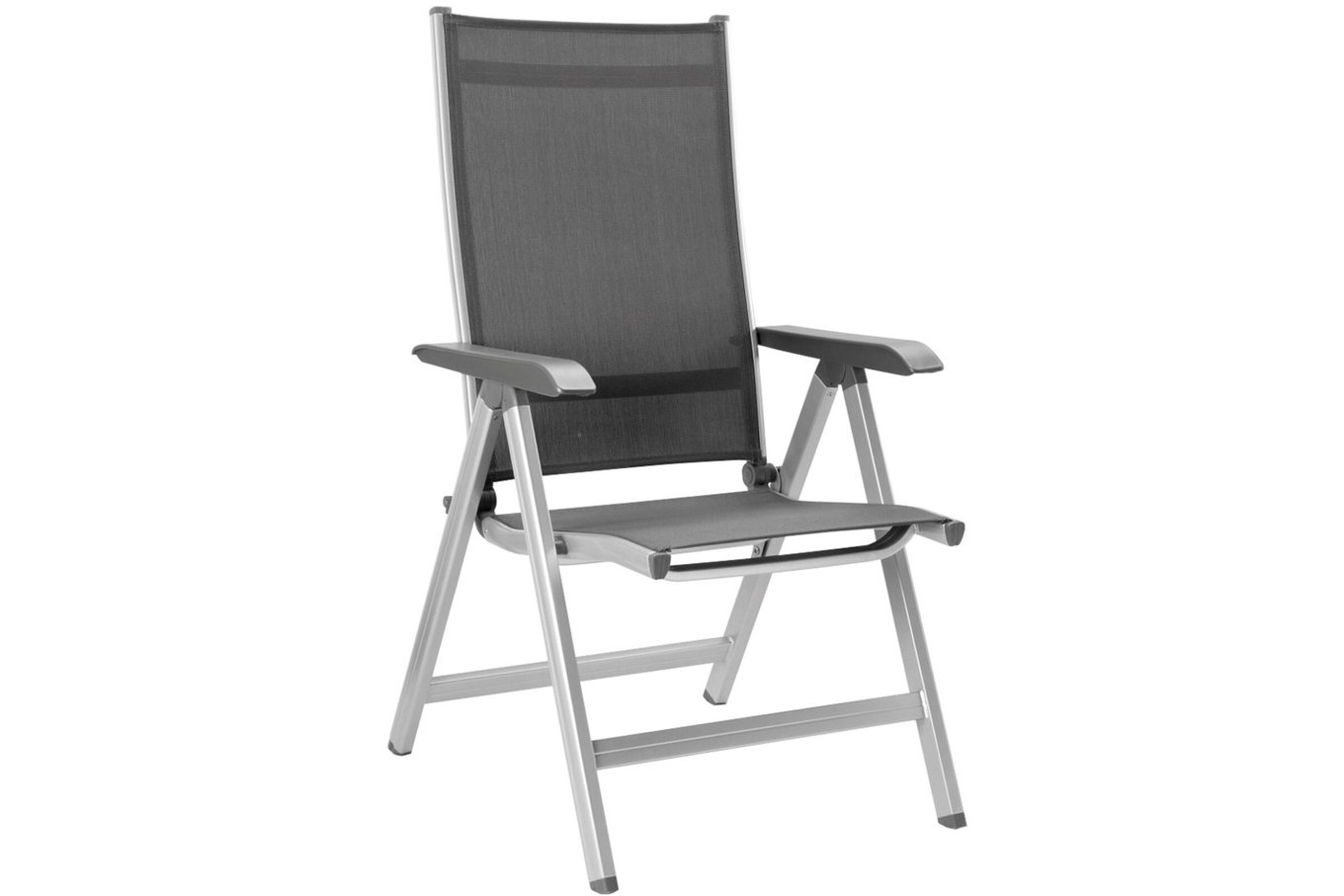 KETTLER BasicPlus Klappstuhl, silber/anthrazit, Alu/Textilene, 0301201-0000 10705_1__1