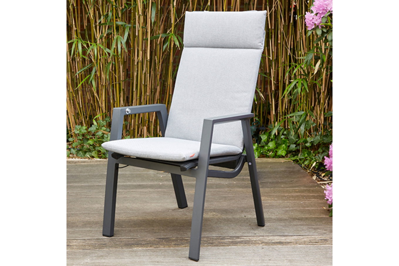 SIENA GARDEN Valencia Move Stapelsessel, anthrazit matt, Alu/Ranotex, 59 x 72 x 110 cm, stufenlos verstellbar 30809__1
