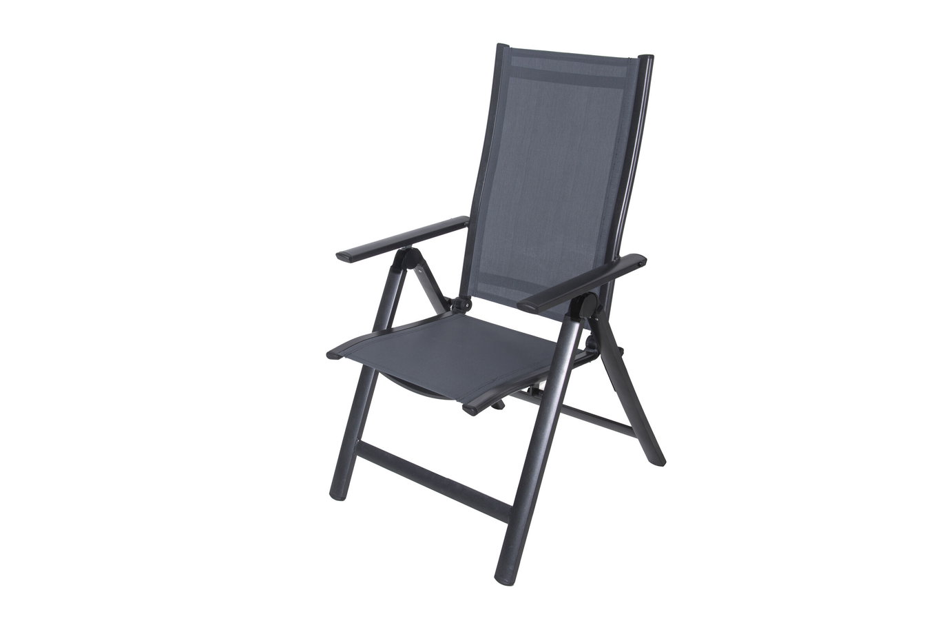 OUTFLEXX Klappstuhl, anthrazit/grau, Alu/Textilene, 70 x 58 x 106 cm 21313__1