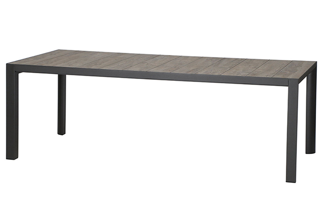 SIENA GARDEN Silva Diningtisch, anthrazit/washed grey, Alu/Keramik, 220x100cm 16602__1