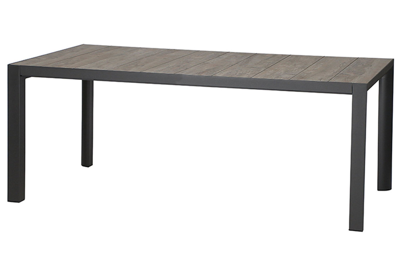 SIENA GARDEN Silva Diningtisch, anthrazit/washed grey, Alu/Keramik, 180x100cm 16599__1