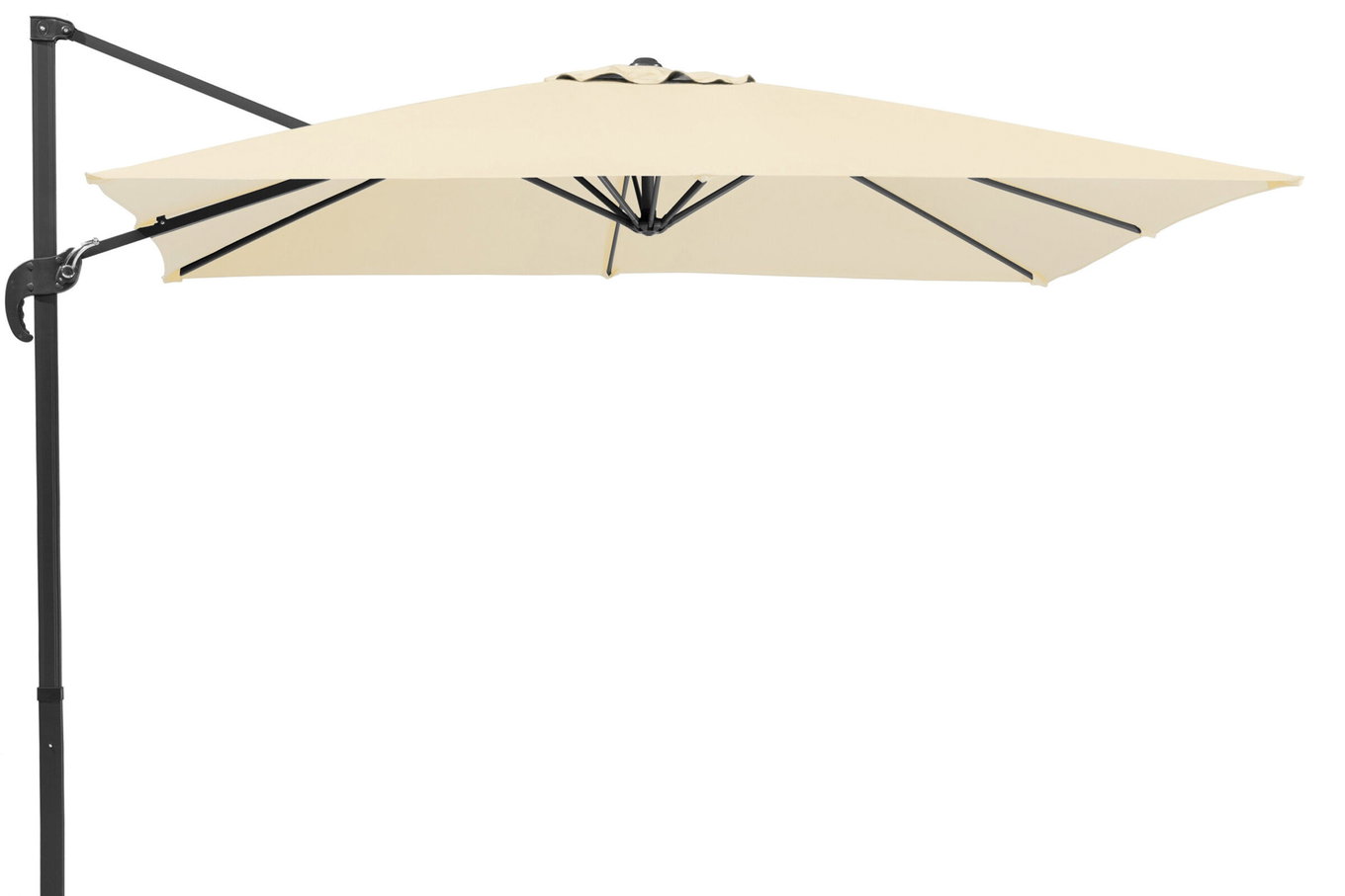 SCHNEIDER Rhodos Junior Ampelschirm, natur, quadratisch, 270 x 270 cm 12049_4__1