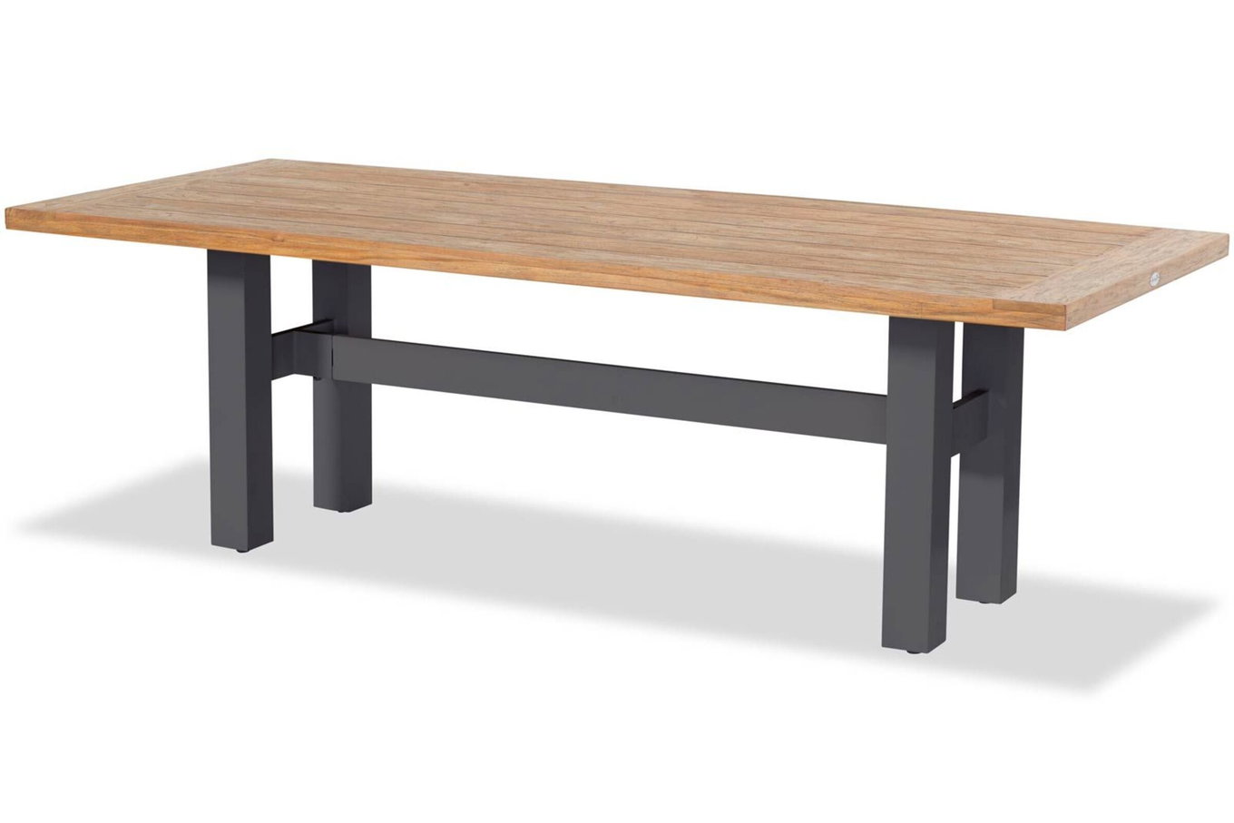 HARTMAN Exklusivmodell Yasmani Esstisch, xerix/natur, Alu/Teak, 240x100cm 18683__1