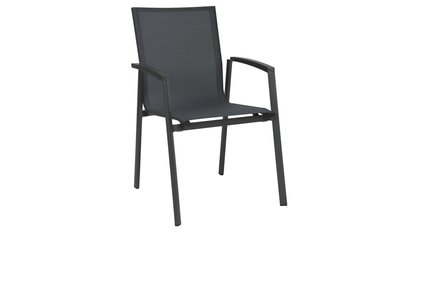STERN New Top Stapelsessel, anthrazit/karbon, Aluminium/Textil, 65x57x89 cm, pulverbeschichtet, stapelbar 21914__1
