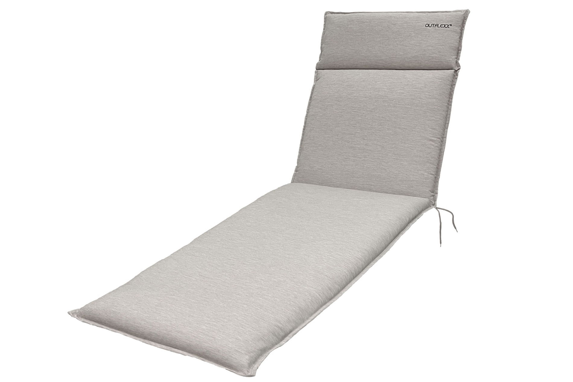 OUTFLEXX Green Auflage für Rollliegen , nature, recyceltes Polyester, 195 x 60 x 6 cm, strapazierfähig, witterungsbeständig, nachhaltig