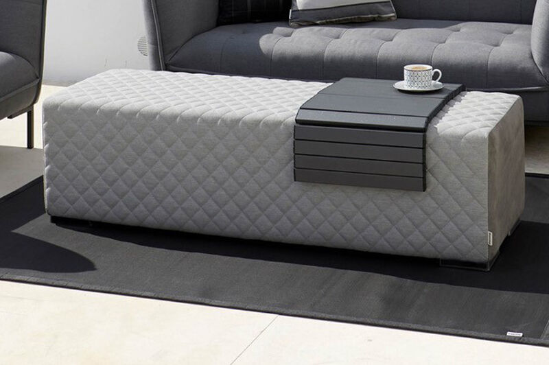 OUTFLEXX Cozy Loungebank, flanelle, Alu/Sunbrella, 148 x 50 x 42 cm 18533__1