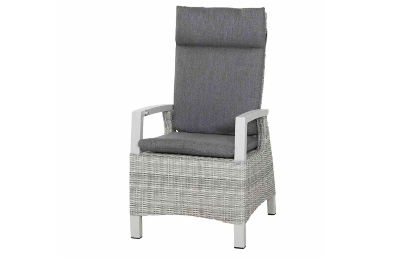 SIENA GARDEN Corido Dining Sessel, ice grey, Alu / Gardino®-Geflecht, 76x62x109 cm, verstellbar 20205__1
