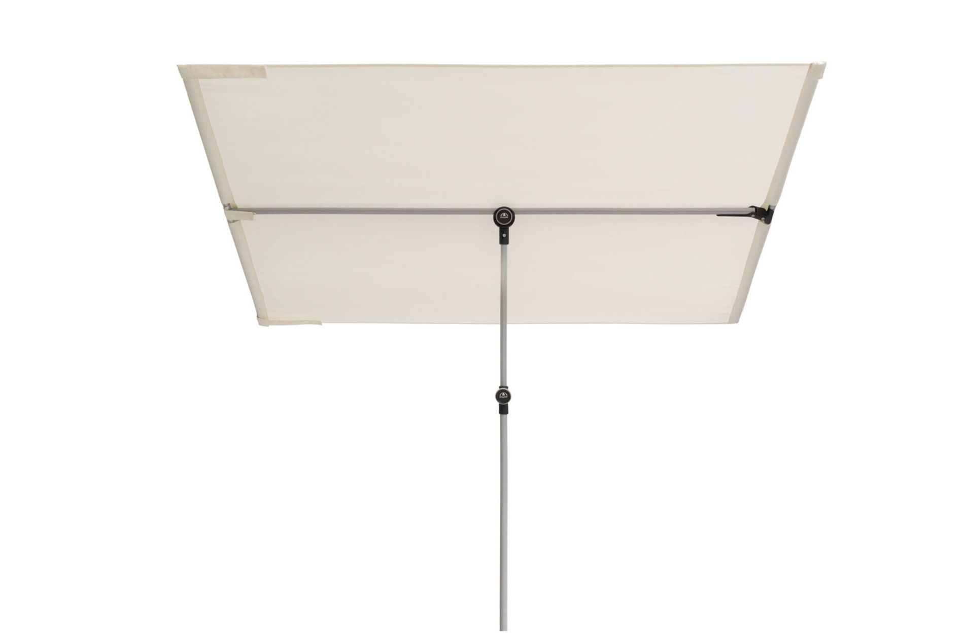 DOPPLER Active Balkonblende, natur, Alu/Polyester, 180x130 cm, höhenverstellbar, drehbar