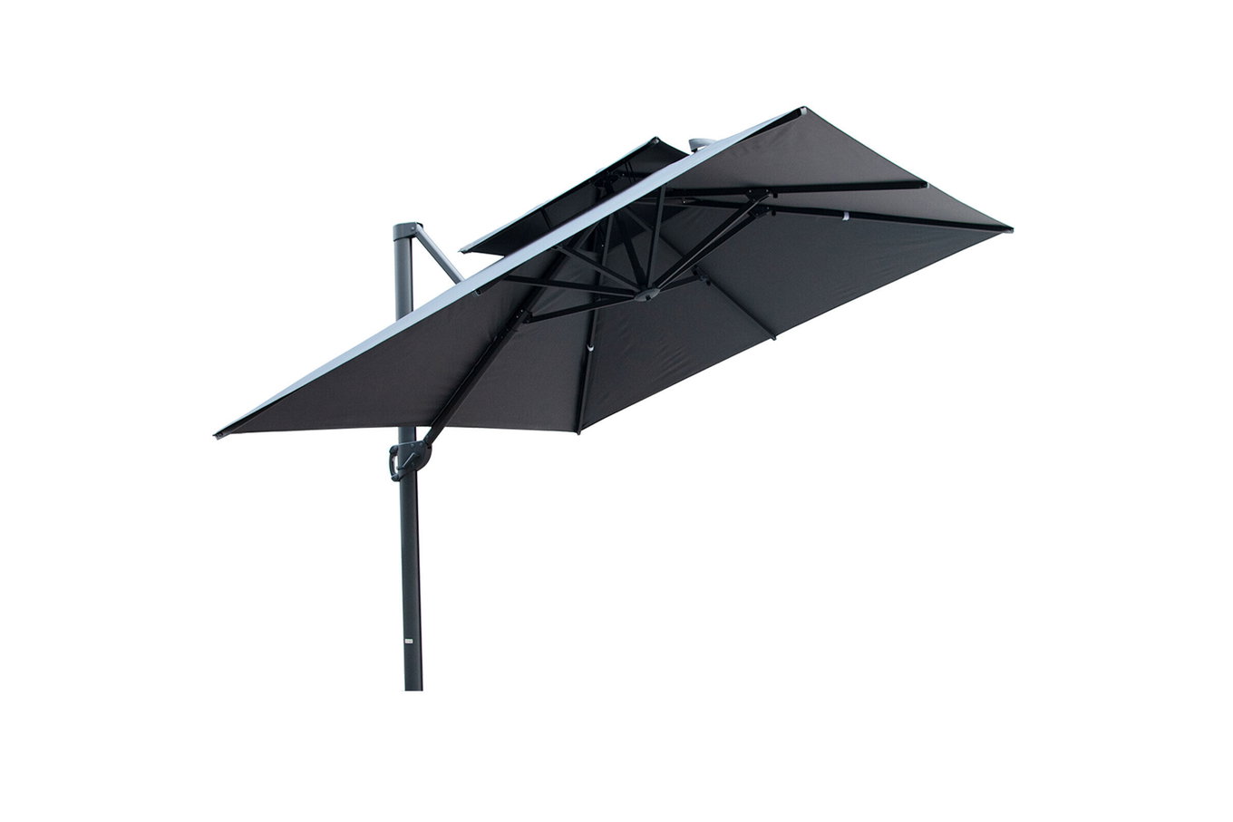 OUTFLEXX Sydney Ampelschirm, anthrazit, Aluminium/Polyester, 400 x 300 cm 21789__1