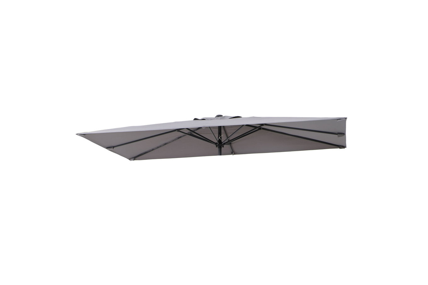OUTFLEXX Ersatzdach für Mittelstockschirme, anthrazit, Polyester, 270x150cm 21760__1