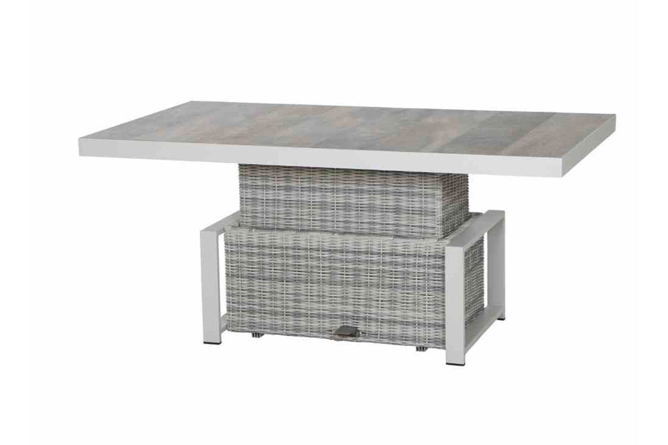 SIENA GARDEN Corido Lifttisch, ice grey, Alu/Gardino®-Geflecht, 160 x 90 cm, höhenverstellbar 20209__1