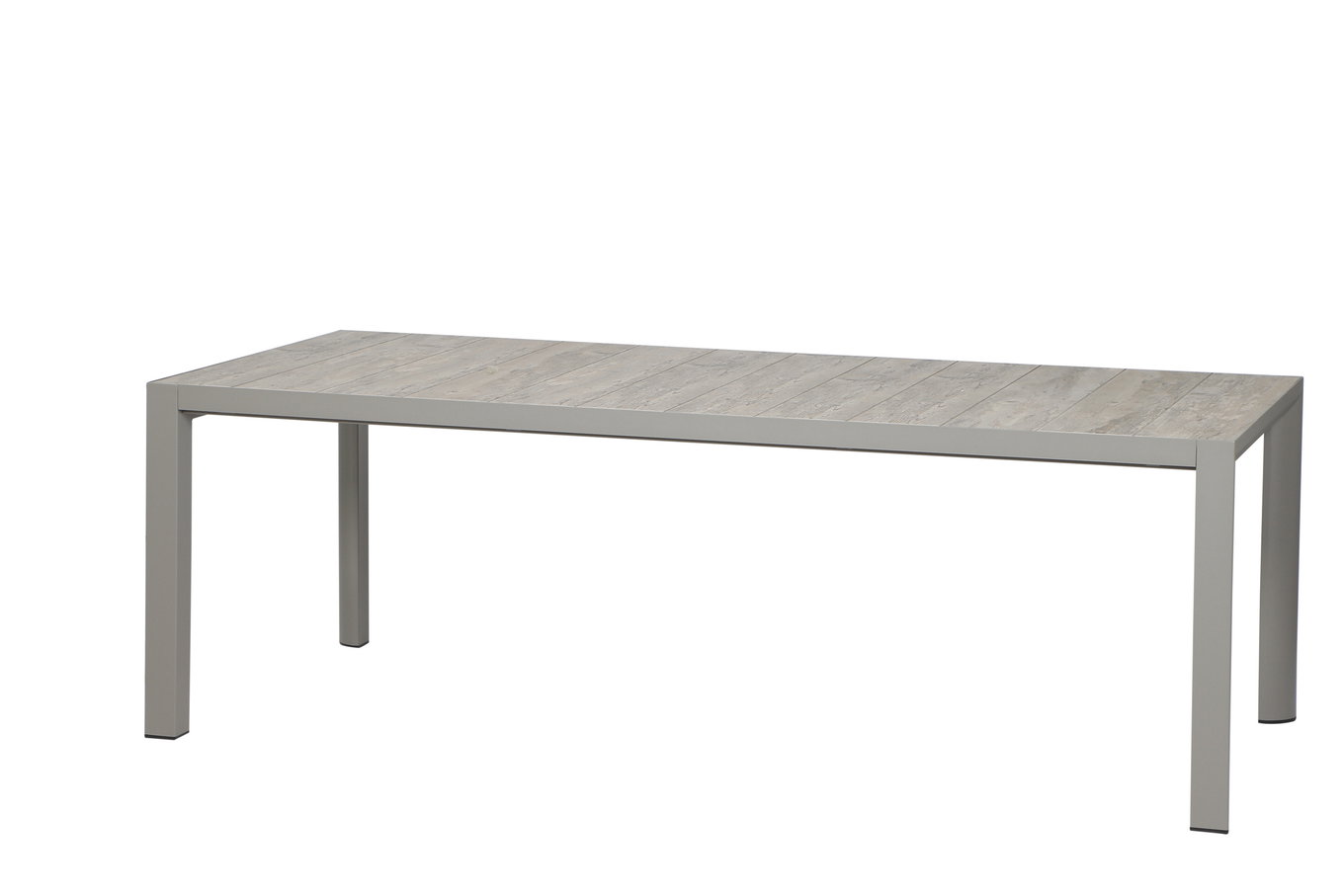 SIENA GARDEN Silva Diningtisch, silber/washed grey, Alu/Keramik, 220x100cm 16604__1