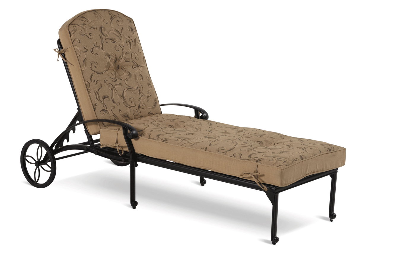 HARTMAN Amalfi Lounger, bronze, Alu-Guss, 217 x 76,5 x 49 cm, mit Rollen, verstellbare Rückenlehne 20411__1