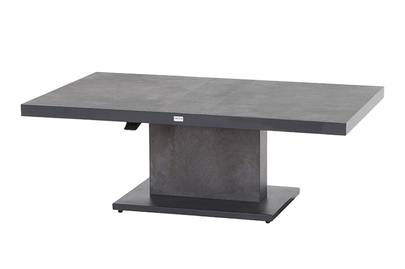 SIENA GARDEN Bellani Lifttisch, matt anthrazit/dunkelgrau, Alu/Keramik, 160 x 90 cm, höhenverstellbar 22006__1