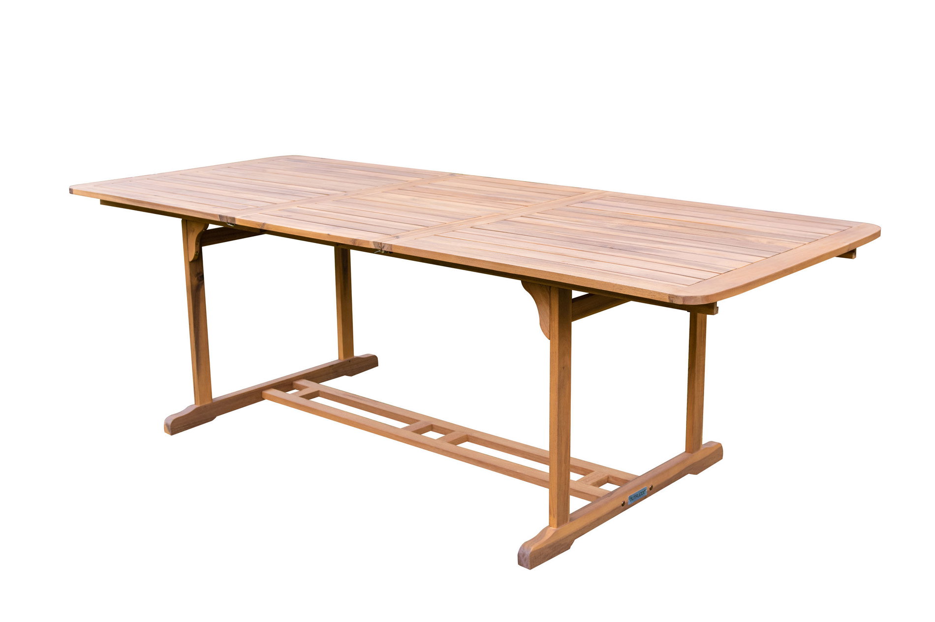 OUTFLEXX Ausziehtisch, natur, Akazie, 180/240 x 100 cm, Ausziehfunktion 21922__1