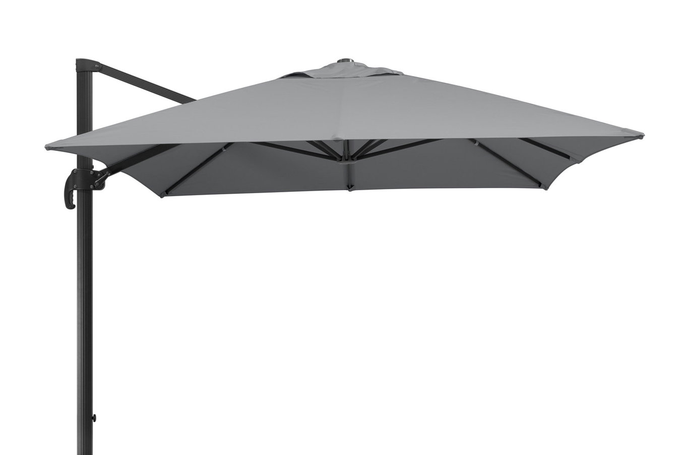 SCHNEIDER Exklusivmodell Rhodos Grande Ampelschirm, silbergrau, 400 x 300 cm, rechteckig 22317__1
