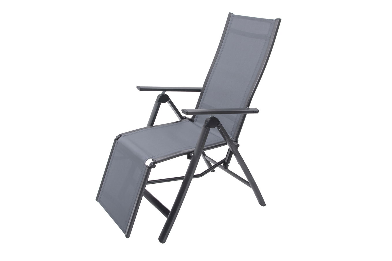 OUTFLEXX Relaxsessel, anthrazit/grau, Alu/Textilene, 67x71x110cm 21315__1